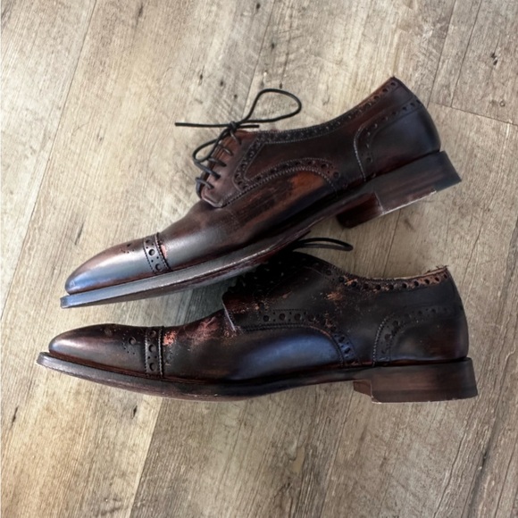 Joseph Cheaney Attleborough Derby Semi Brogue in Conker Calf Leather main image 10